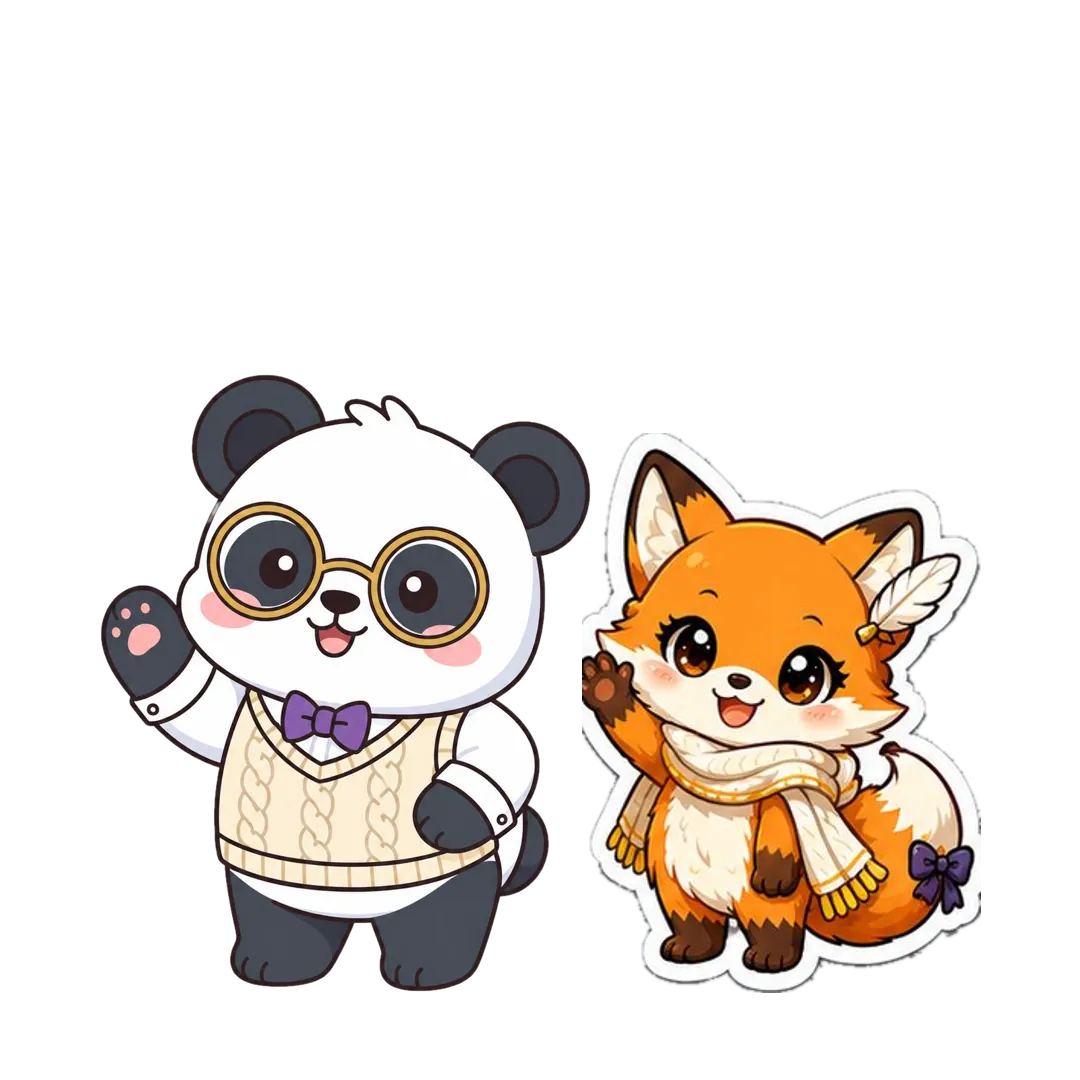 Mave and Thoria, the MavenThoria duo, waving